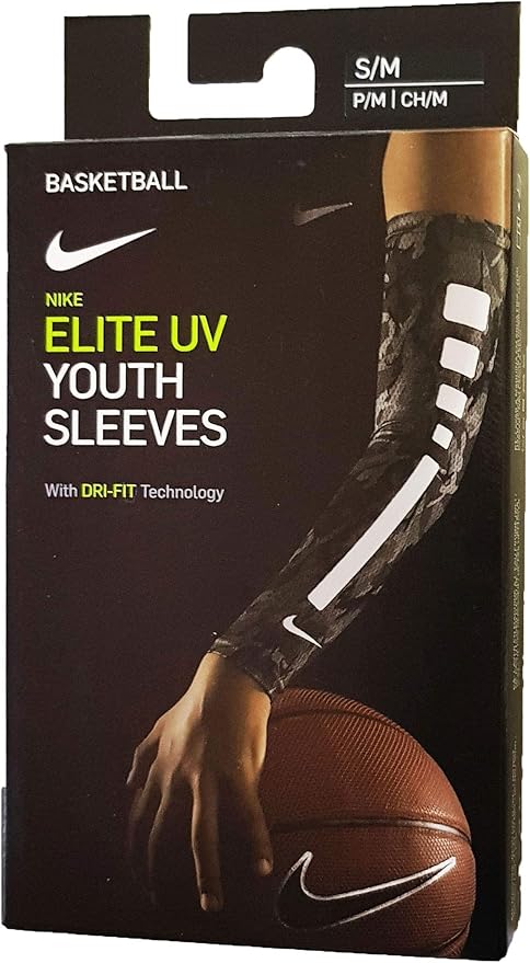 Amazon.com : Nike Youth Pro Graphic Elite Sleeves Black/White Size Small/Medium : Clothing