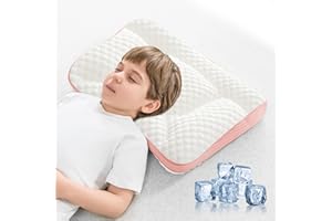 RESTIRY Toddler Pillow 2-6 Year Old, Kids Pillow for Sleeping,Partially Filled PE Hose,Supports Cervical Vertebrae,Kids Pillo