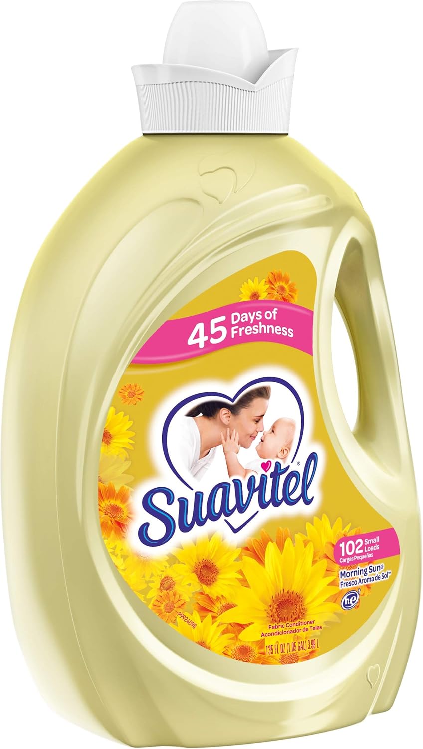 Suavitel Fabric Softener, Morning Sun, 120 Fluid Ounce: Health & Personal Care