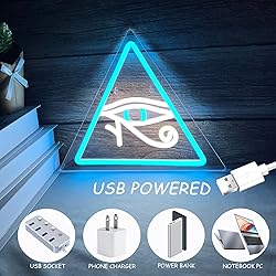 Eyes Neon Signs, LED The Eye of Horus Neon Light