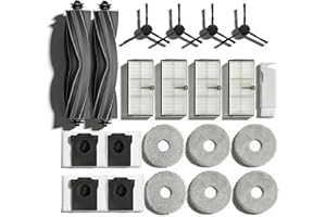 JoyBros Accessories for Dreame L10s Ultra Heat&Pro ONLY L10s Ultra Gen 2 X30 Ultra Mova E30 Ultra MopsX6 Cloths; Dust Bag X4;