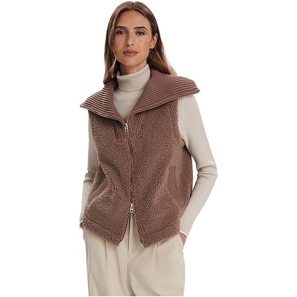 Varley Women's Lanville Reversible Gilet, Chestnut/Coffee Bean, M