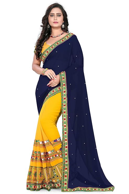 Georgette Saree with Blouse Piece