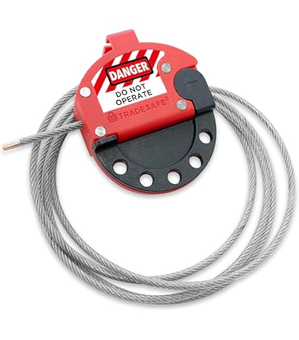 Brady 133161 Steel Group Lockout Hasps, Red (1 Each): Amazon.com
