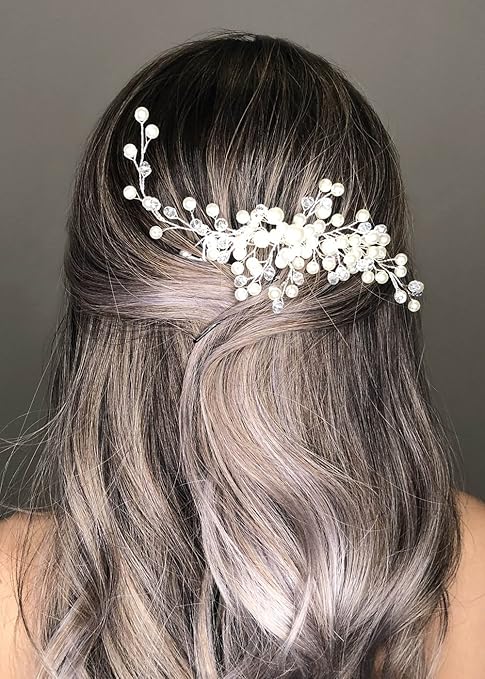 Bridesmaid Hair Accessories Wedding Silver Hair Pins Bridal Hair