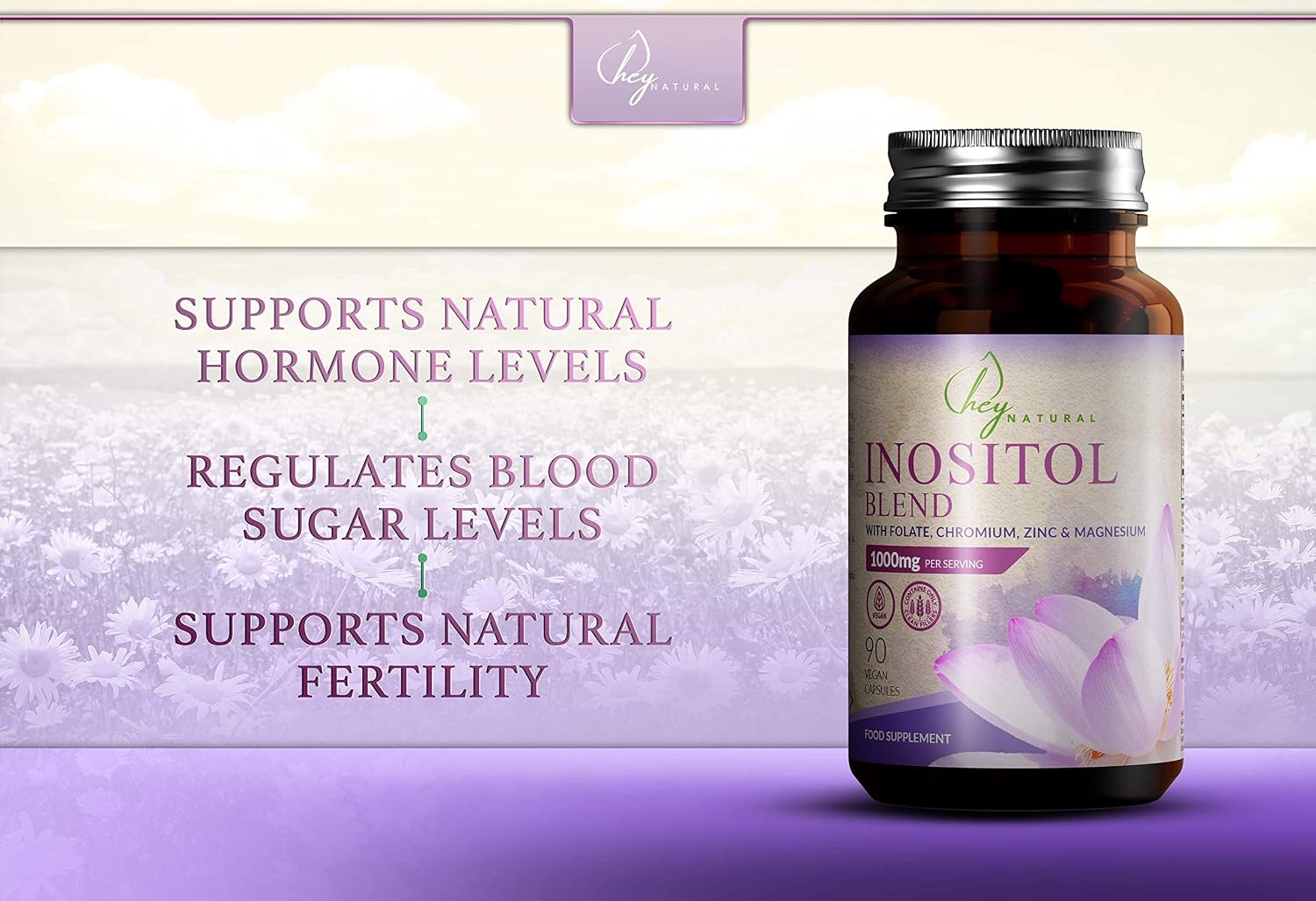 HN Inositol Supplement, 90 count (Pack of 1) - Image 5