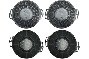 Beaufan 4 Pack CACF006 Charcoal Filters Replacement for CIARRA Range Hood Models CAS75918B, CAB75918B, CAS75918A, CAS75905, CAB75905, Comes in a Set with 4 Pack, Can be Replaced Twice