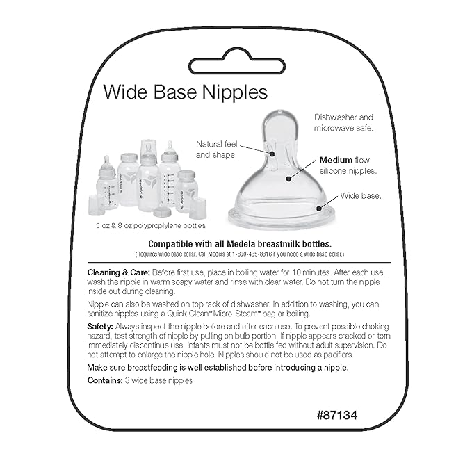 medium flow medela nipples