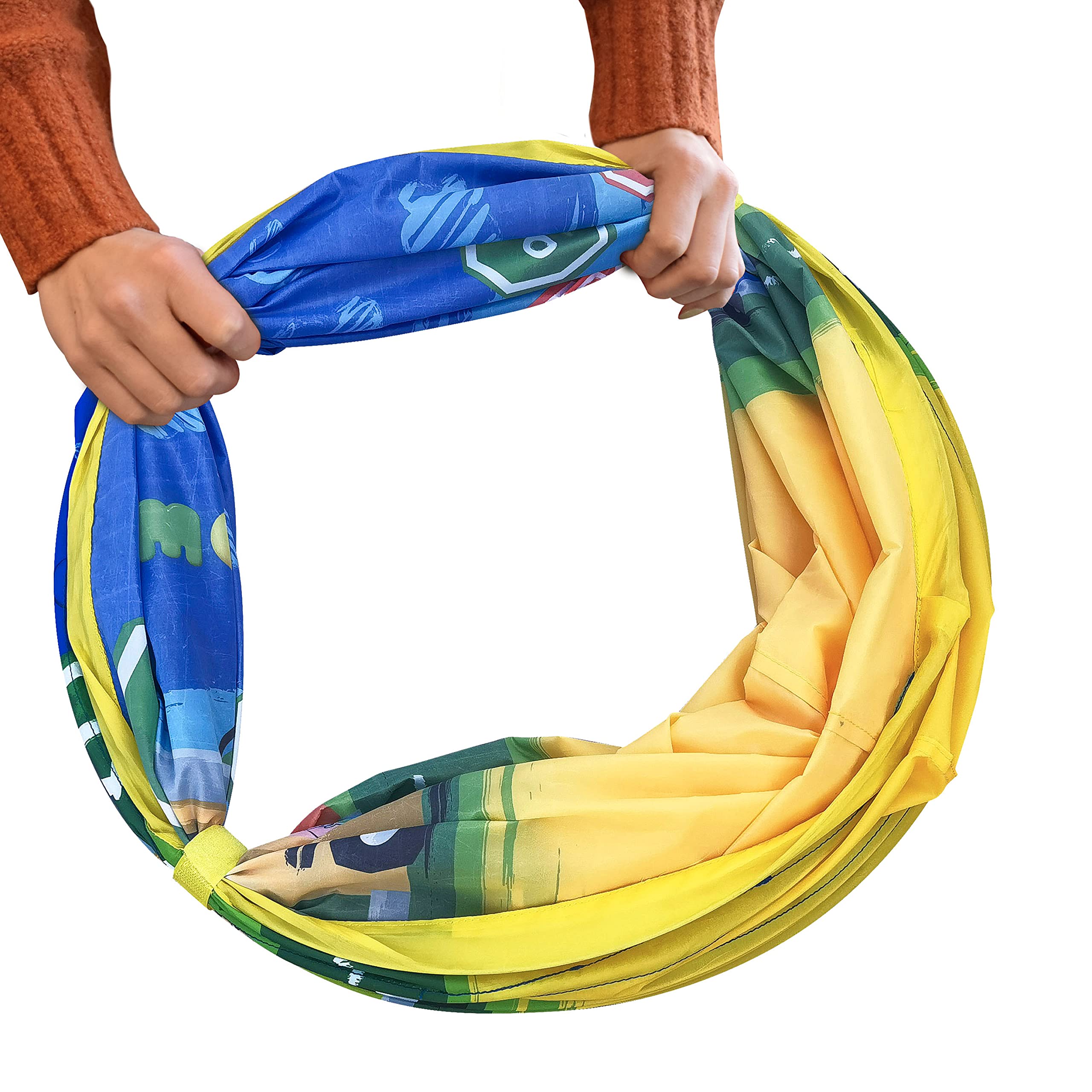 Cocomelon Tunnel for Toddlers Pop Up Play Tunnel Tent for Kids to Crawl Through | Collapsible and Portable Toy