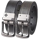 Columbia Boy's 2-in-1 Reversible Belt - Classic Strap for School, Casual & Dress Wear