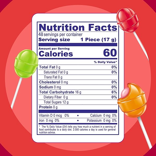 COLOMBINA BON BON BUM ASSORTED LOLLIPOPS FRUIT HARD CANDY, INDIVIDUALLY WRAPPED SWEET FRUIT POPS, 48 COUNT (PACK OF 1)