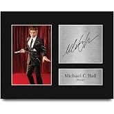 HWC Trading Michael C Hall Dexter Dexter Gifts Printed Signed Autograph Picture for TV Show Fans - US Letter Size