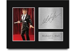 HWC Trading Michael C Hall Dexter Dexter Gifts Printed Signed Autograph Picture for TV Show Fans - US Letter Size
