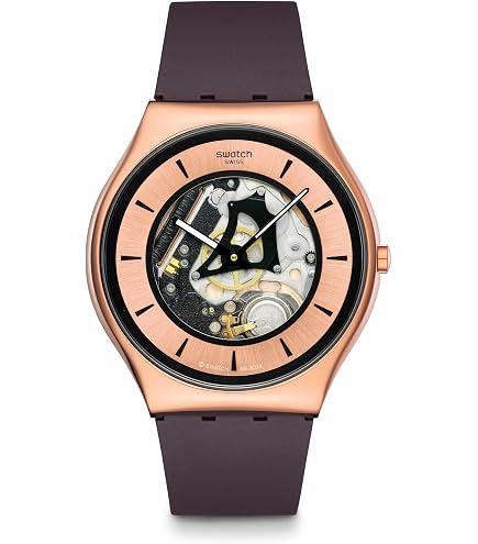 Amazon.com: Swatch Skin Irony 42 Lacquered Unisex Watch Casual