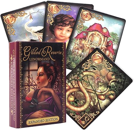 Amazon Co Jp タロット カード タロット カード タロット占い人生目的のオラクルカードバンド英語ガイドブック Color Lenormand Oracle ホーム キッチン