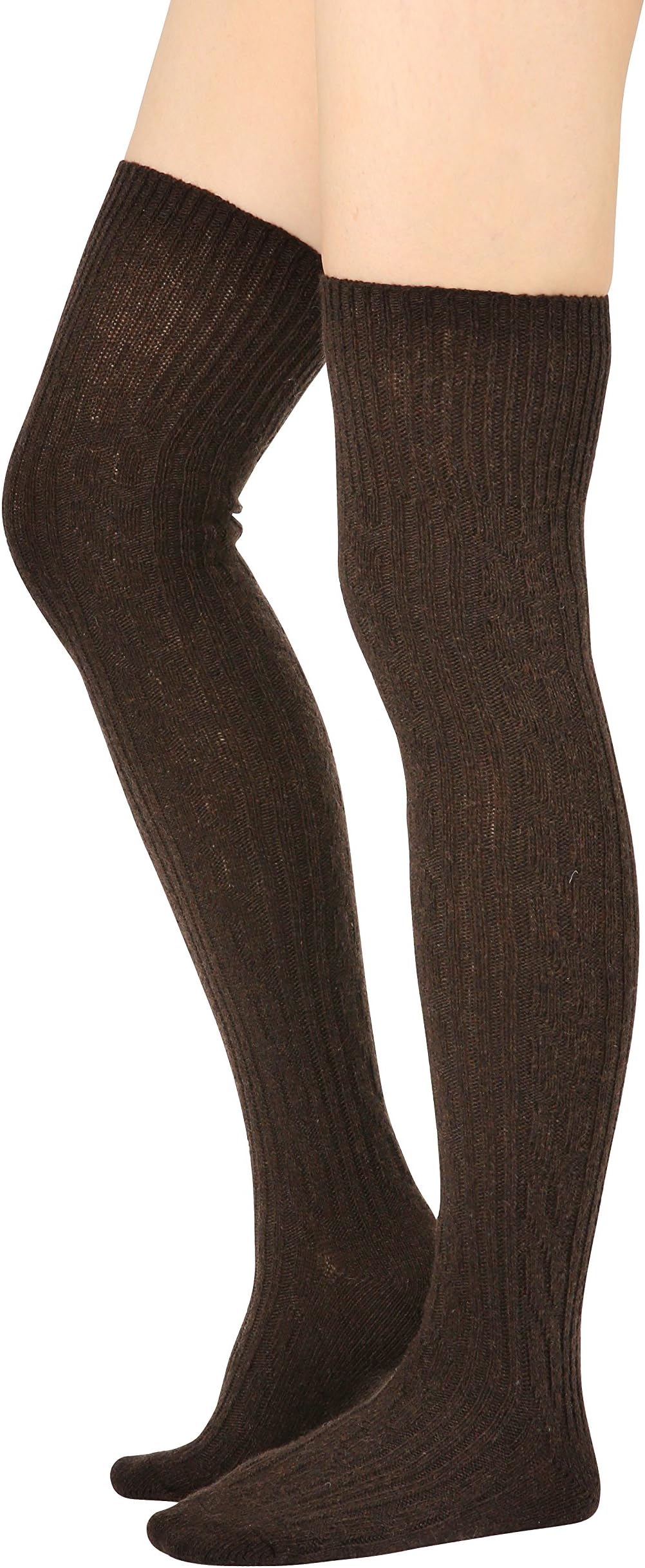 Women's Fall Winter Warm Over the Knee High Socks Knit Long Boot Socks Leg Warmer