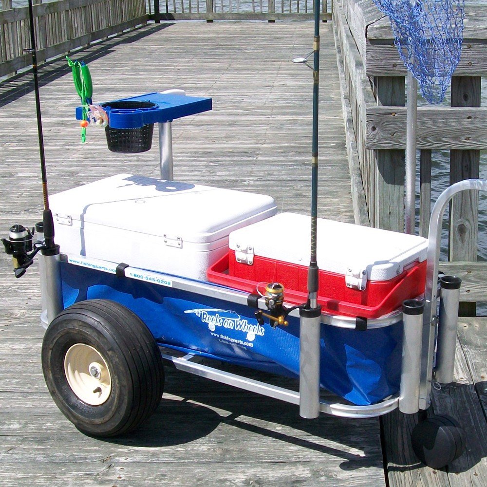 Reels on Wheels Fishing Cart Sr Sports & Outdoors