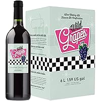 Wild Grapes, Premium DIY Wine Making Kits, California Cabernet Sauvignon, 6L, Makes Up to 30 Bottles/6 Gallons of Wine