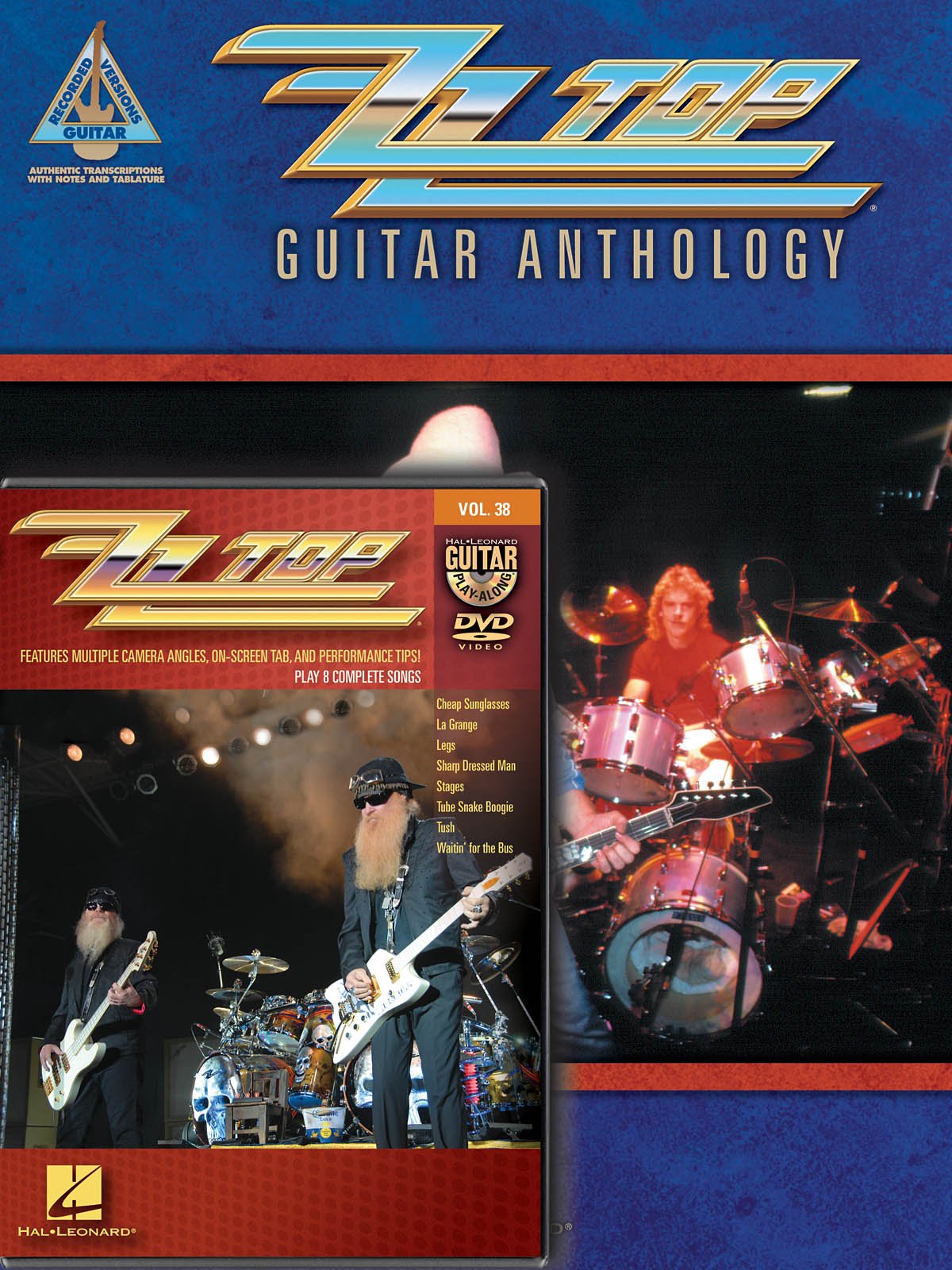 Zz Top Guitar Anthology Book / Zz Top Guitar Play-Along, Vol. 38: Includes ZZ Top Guitar Anthology Book and ZZ Top Guitar Play-Along DVD
