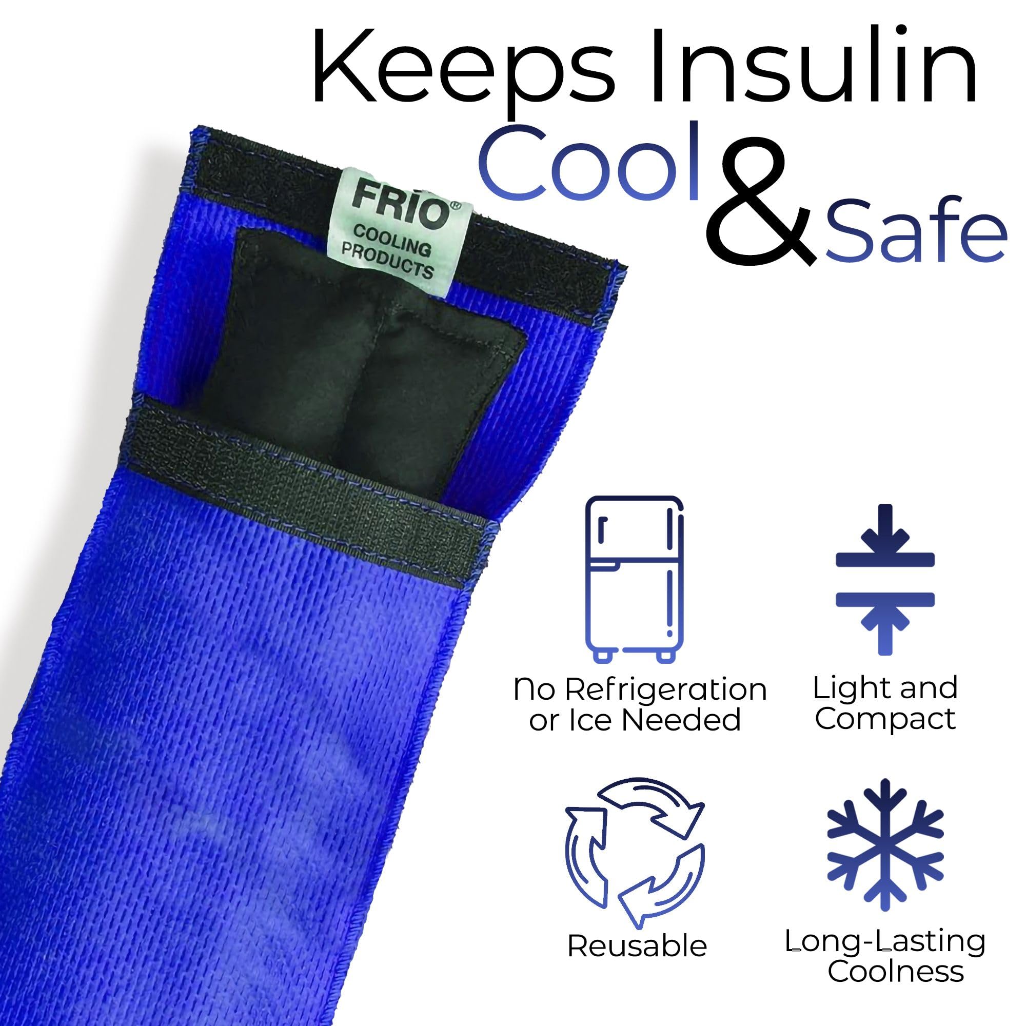 FRIO DUO Insulin Cooler Wallet - Keep Medication Cool for 45+ Hours Insulin Bag - Perfect for Travel and Everyday Use