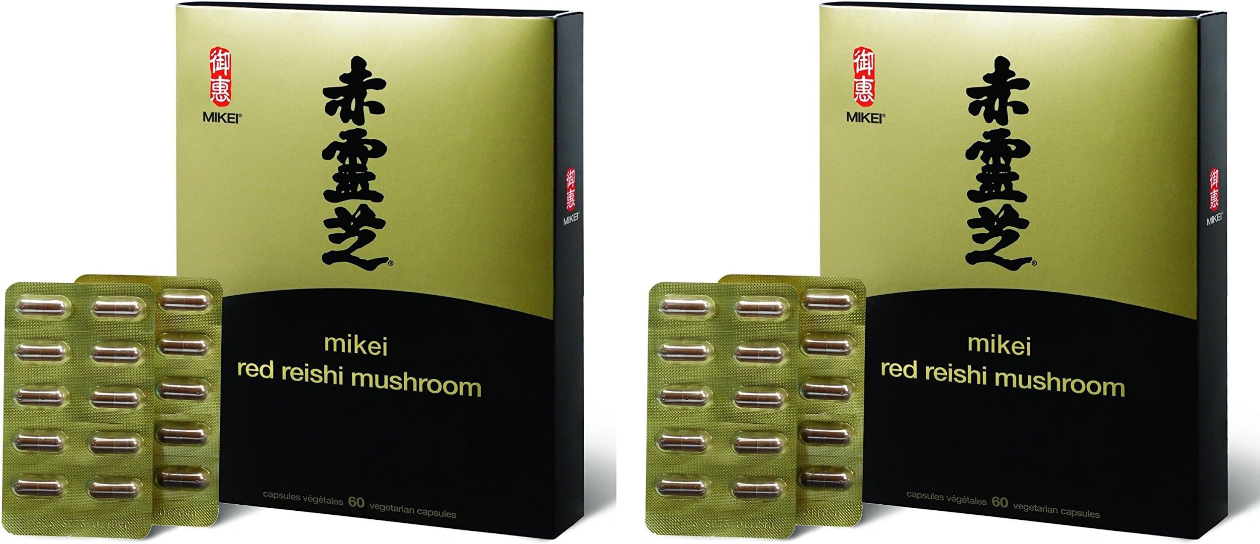 (2 Pack) - Mikei Red Reishi Concentrated Essence Powder Capsules | 30s | 2 Pack - Super Saver - Save Money