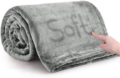 MOONLIGHT20015 Fleece Blanket Queen Size 200x240 cm 400 GSM Silk Touch