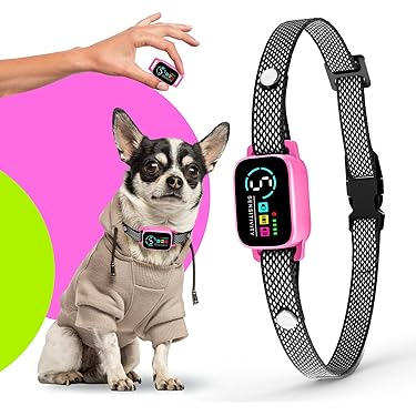 best lubrications Bark Collar for Dogs - Vibration & Beep Modes - Rechargeable & Waterproof -  Humane Training Collar for Small Medium Large Breeds | Buy Now with Express  International Delivery main image 1