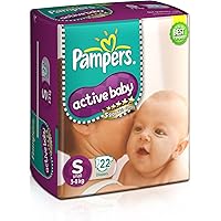 Pampers Active Baby Diapers, Small, 22 Count
