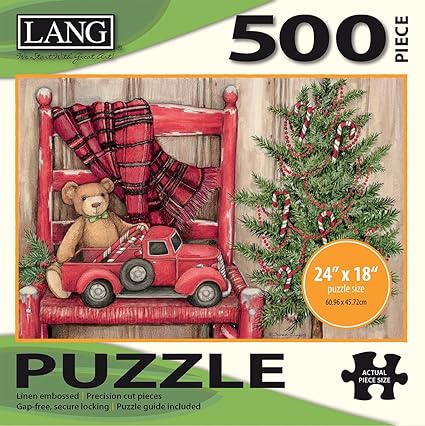 Lang - 500 Piece Jigsaw Puzzle - Christmas Teddy