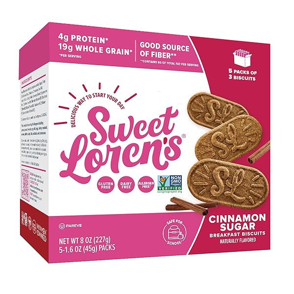 SWEET LOREN’S GLUTEN FREE & VEGAN CINNAMON SUGAR BREAKFAST BISCUITS