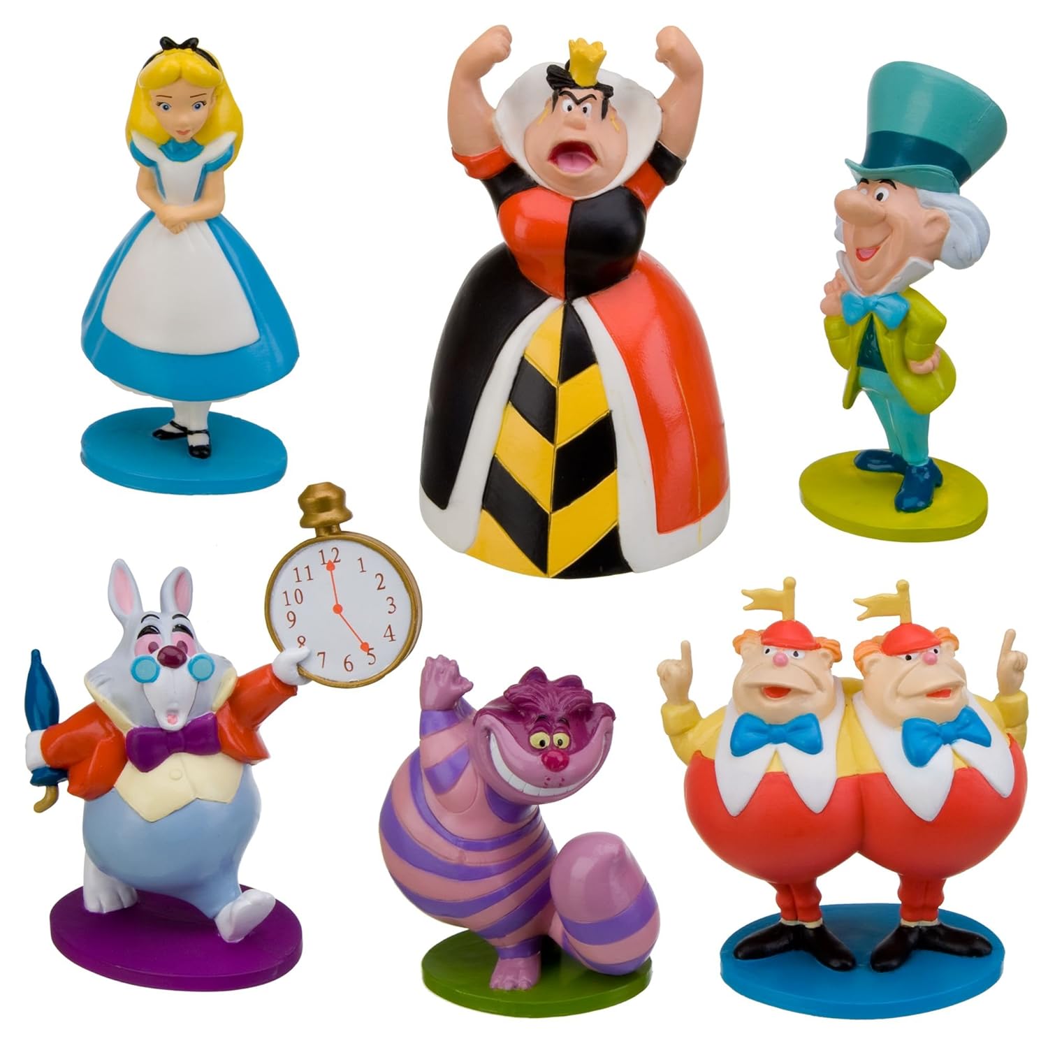 Disney Alice In Wonderland Figure Play Set 6 Pc 200647 By Disney
