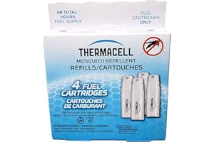 Thermacell Mosquito Repellent Refills; Includes 4 Cartridges for 48-Hour Runtime; Compatible with Any Fuel-Powered Thermacell