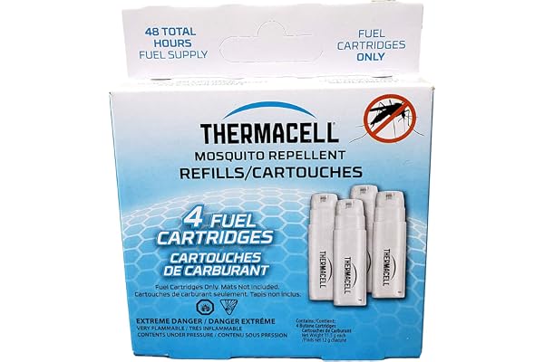 Thermacell Mosquito Repellent Refills; Includes 4 Cartridges for 48-Hour Runtime; Compatible with Any Fuel-Powered Thermacell