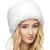 Futrzane Siberian Cossack Hat - Russian Fur Hats for Women - Fluffy Winter Hat