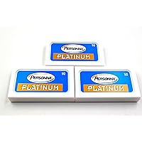 30 Personna - Platinum (Israeli Blue) Double Edge Razor Blades