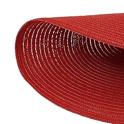 SHACOS Round Braided Placemats Set of 8 Washable 15