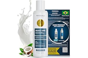 PROHALL COSMETIC Brazilian Keratin Treatment Blowout Complex-PROHALL SELECT ONE 10.1oz/300ml-Formaldehyde Free Keratin Hair Treatment -Queratina Brasileña Keratina Para Alisar el Pelo Sin Formol