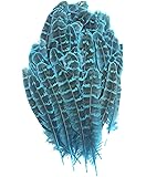 Mwoot Natur Fasan Federn 50 Stück - Bastelfedern Für Kostüme & Deko 4-7,5cm
