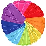 24 Pack Reusable Popsicle Bags Ice Pop Sleeves Antifreezing Sleeves,8 Colors