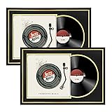 FramePro Vinyl Record Frame with 2 Double Sided