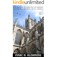 It Is Known: An Analysis of Thrones, Vol. I book cover