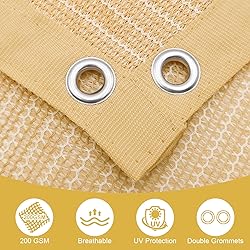 Shade&Beyond 90% Sun Shade Cloth with