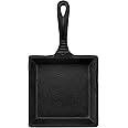 CasaModa Pre-Seasoned Cast Iron Mini Square Fry Pan, 5-Inch,Small