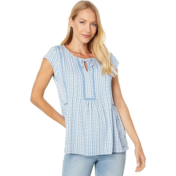 (取寄) ニックゾー レディース ストライプド リブ ニット V ネック ティー NIC+ZOE women Striped Rib Knit V Neck Tee Red Multi Women's NIC+ZOE Striped Rib Knit V Neck Tee | Zappos.com