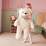 IKASA Giant Teddy Bear 78cm White Soft Plush Toy EN71 ASTM Safe Gift view 7