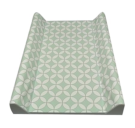 Asmi Wickelauflage Wickelmulde 50x70cm Ornamente (Ornamente Mint, 70 x 50 cm)