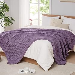 L'AGRATY Chunky Knit Blanket