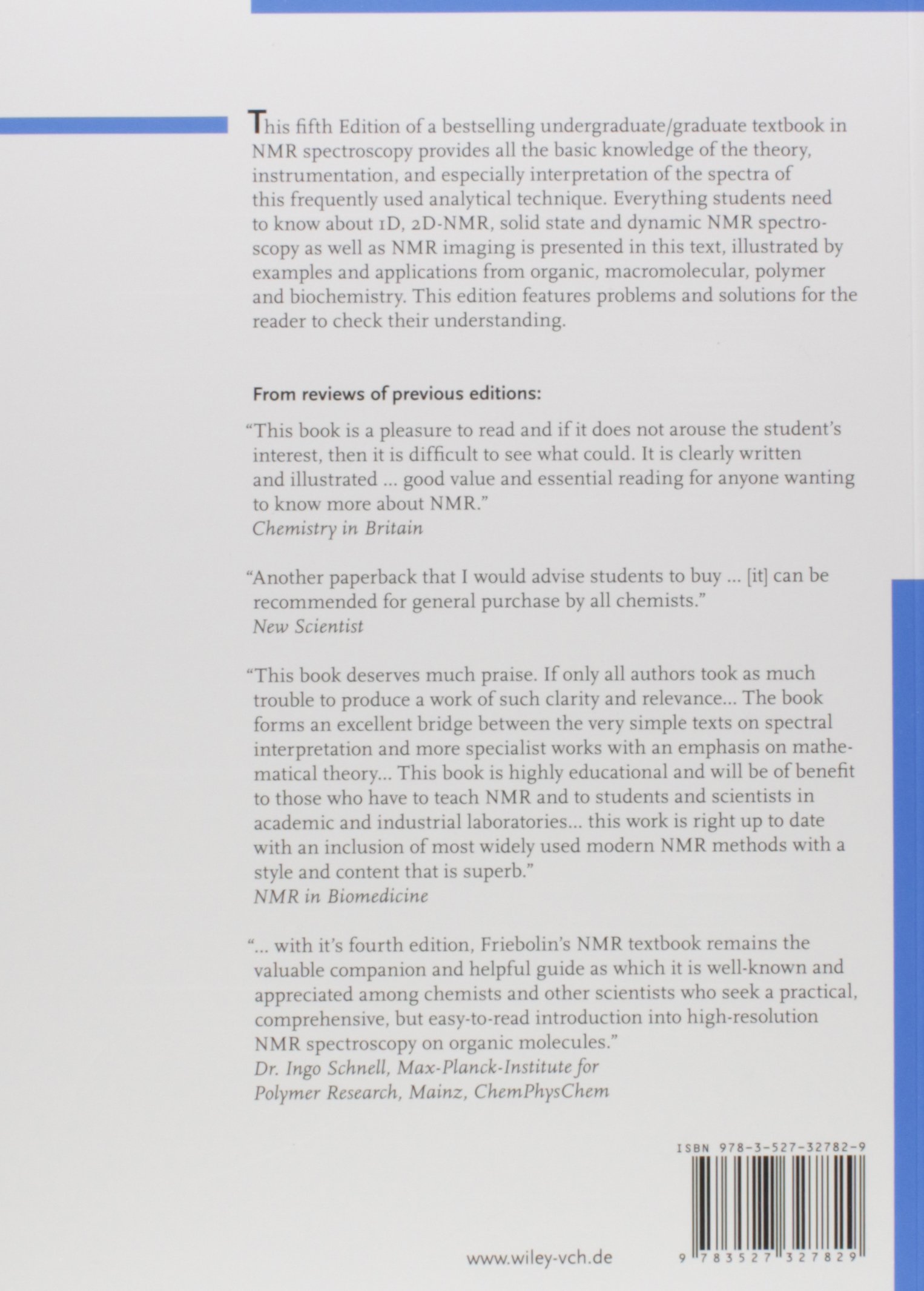 friebolin nmr