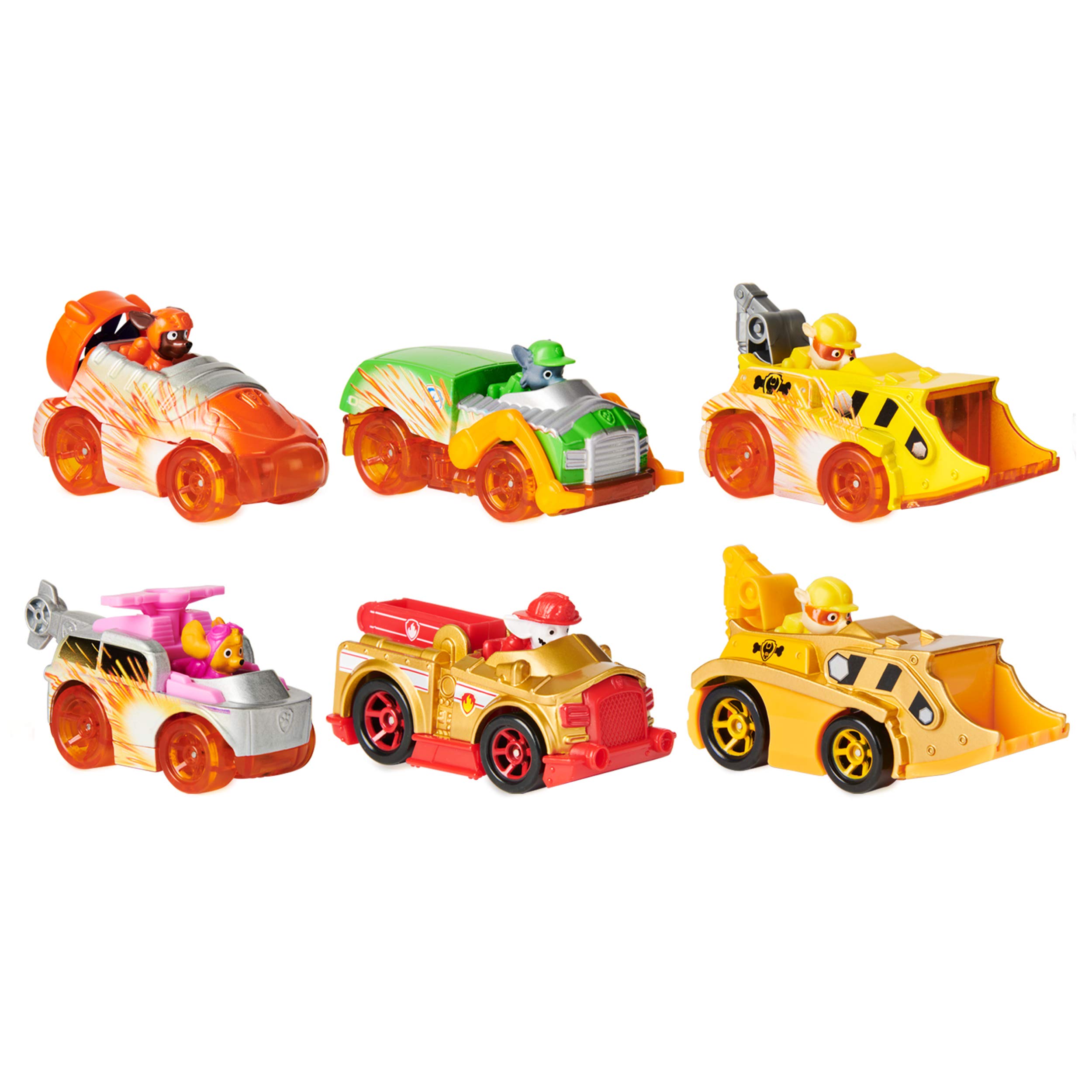 PAW PATROL True Metal Gift Set with Six Metal Vehicles Spark Version