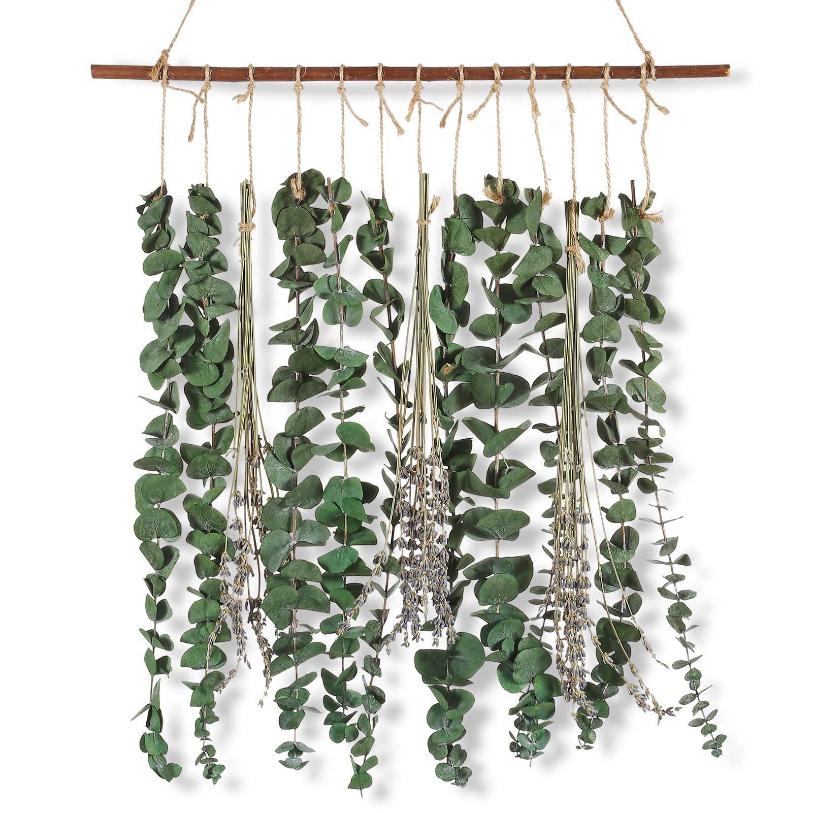 Photo 1 of Bathroom Decor Real Eucalyptus for Shower and Lavender Fresh Eucalyptus Stems Wall Hanging Decor Fragrance Greenery Wall Hanging for Wedding Decor,Bedroom,Living Room,Kitchen,Boho Home Decor